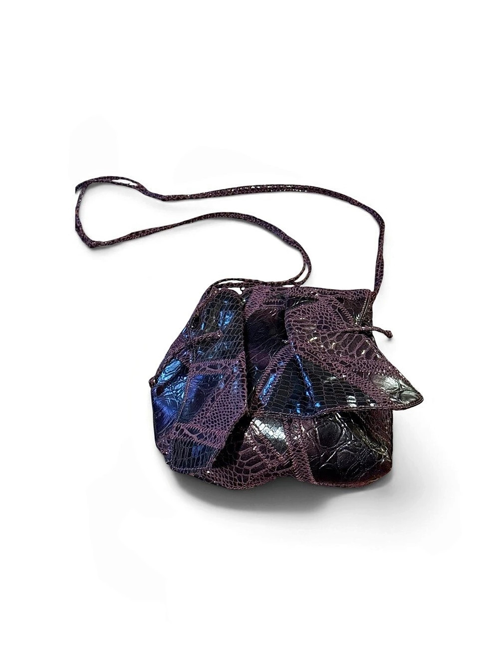 Carlos Falchi for Target Purple & Black Animal Print Crossbody